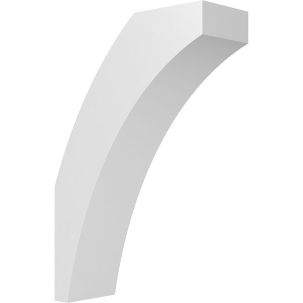Ekena Millwork 6-in. W x 16-in. D x 24-in. H Thorton Architectural Grade PVC Knee Brace BRCP06X16X24THR - main